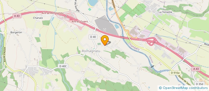 localisation de l'entreprise SCI TESSIE à ROMAGNIEU