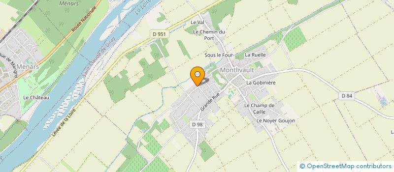 localisation de l'entreprise SCI TESSIER  MONTLIVAULT