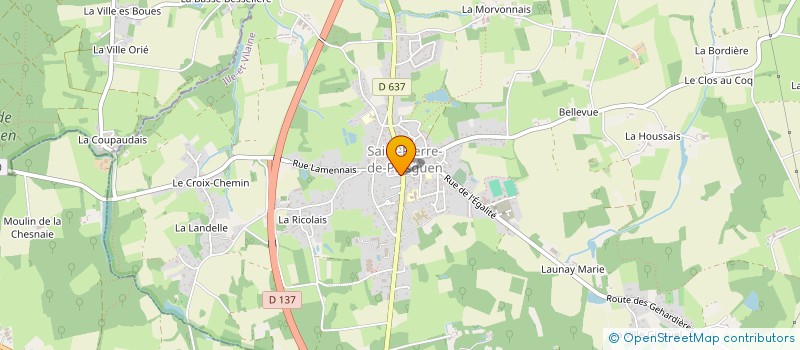 localisation de l'entreprise SCI TESSIER  MESNIL-ROC'H