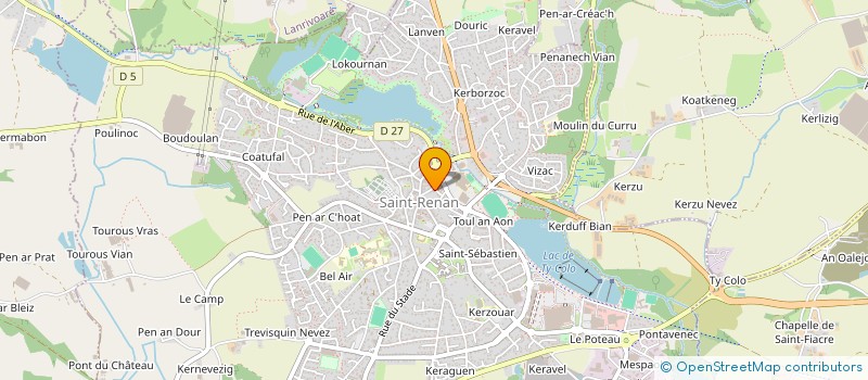 localisation de l'entreprise SCI TESSON  SAINT-RENAN