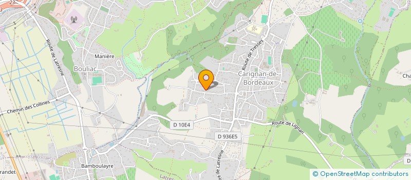 localisation de l'entreprise SCI TESTEO  CARIGNAN-DE-BORDEAUX