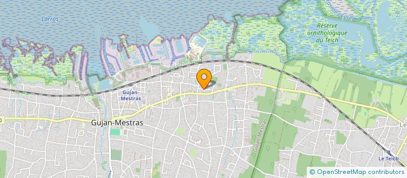 localisation de l'entreprise SCI TESTEY  GUJAN-MESTRAS