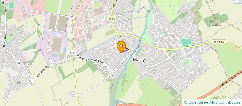 localisation de l'entreprise SCI TETA à MARLY