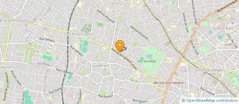 localisation de l'entreprise SCI TETART  BORDEAUX