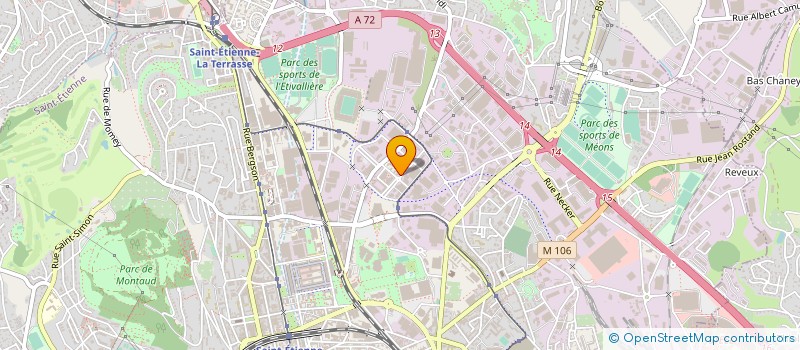 localisation de l'entreprise SCI TETE ART  SAINT-ETIENNE