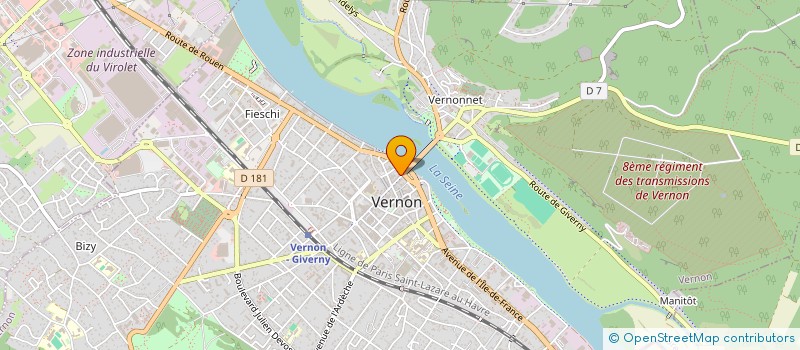localisation de l'entreprise SCI TETE DE PONT à VERNON