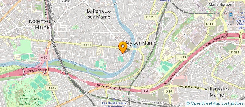 localisation de l'entreprise SCI TETE DE SOURI  LE PERREUX-SUR-MARNE
