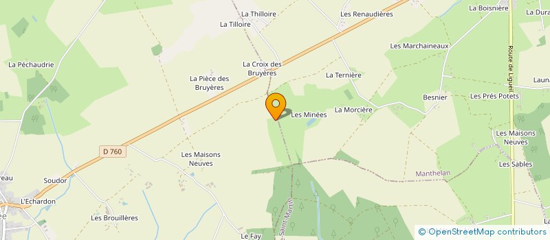 localisation de l'entreprise SCI TETELAIN  BOSSEE