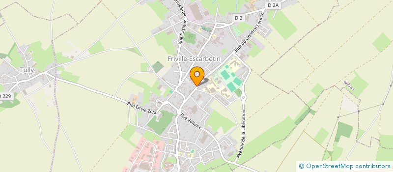 localisation de l'entreprise SCI TETELIN  FRIVILLE-ESCARBOTIN