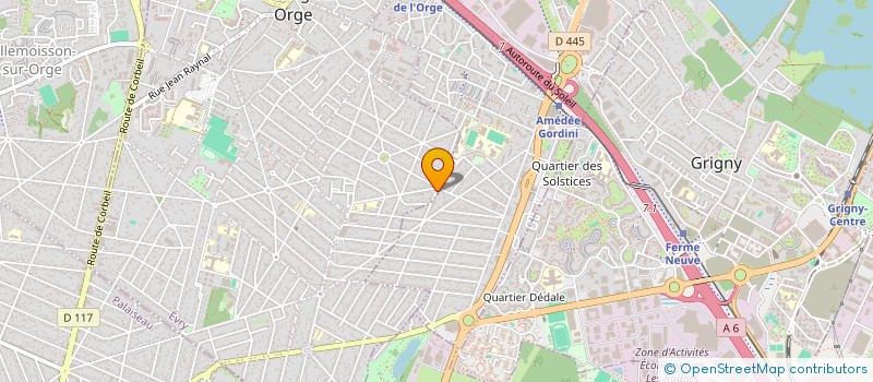localisation de l'entreprise SCI TETHYS à MORSANG-SUR-ORGE