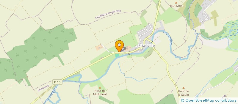 localisation de l'entreprise SCI TETHYS  FRIAUVILLE