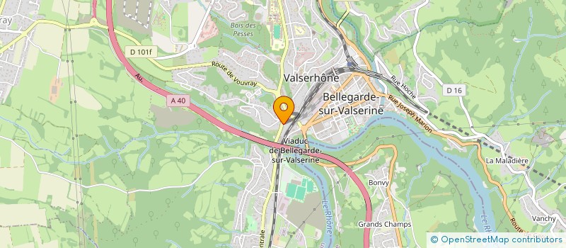 localisation de l'entreprise SCI TETHYS à VALSERHONE