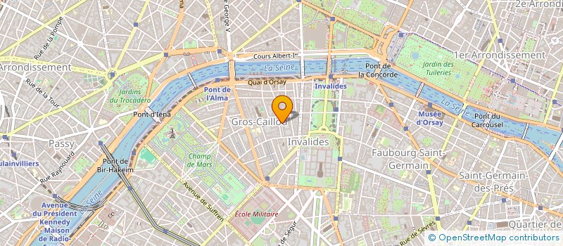 localisation de l'entreprise SCI TETHYS à PARIS