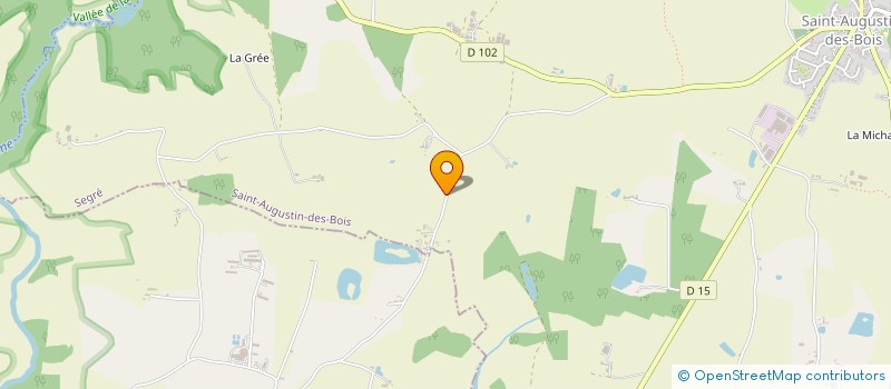 localisation de l'entreprise SCI TETHYS  SAINT-AUGUSTIN-DES-BOIS