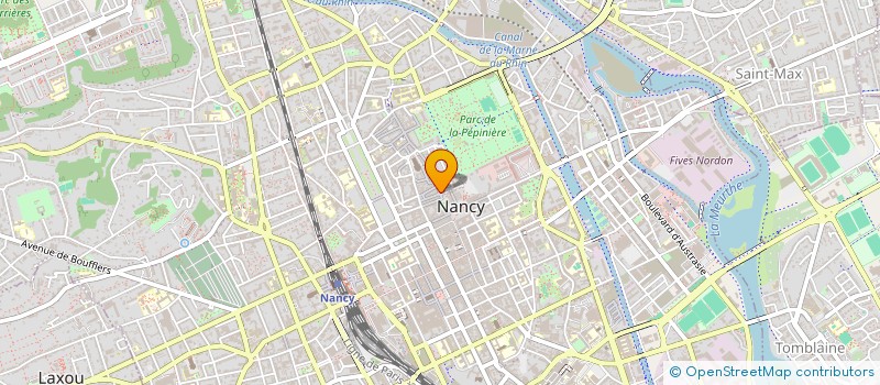 localisation de l'entreprise SCI TETIA  NANCY