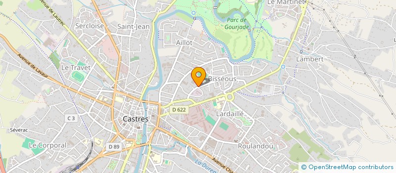 localisation de l'entreprise SCI TETOUAN  CASTRES