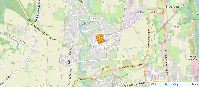 localisation de l'entreprise SCI TETRA  BORDERES-SUR-L'ECHEZ