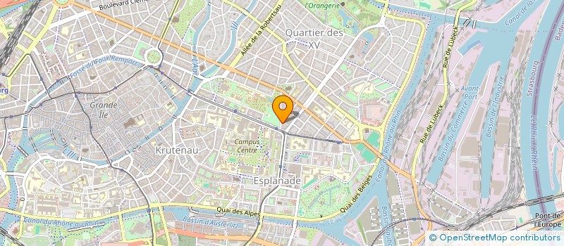 localisation de l'entreprise SCI TETRA  STRASBOURG