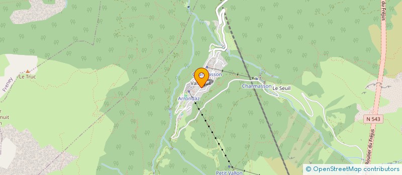 localisation de l'entreprise SCI TETRA  MODANE