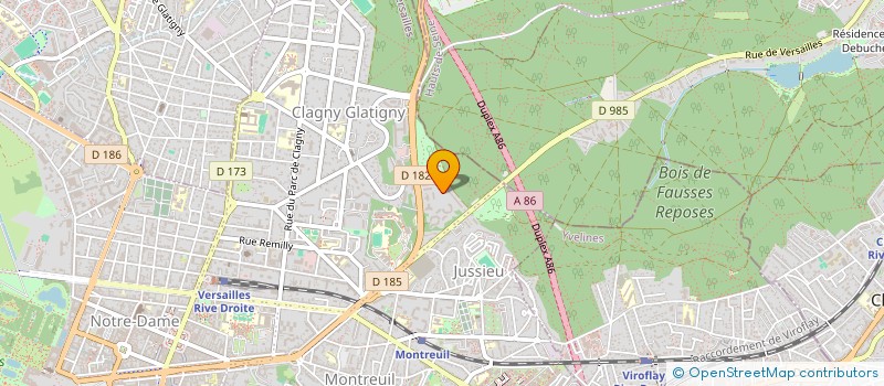 localisation de l'entreprise SCI TETYANA  VERSAILLES