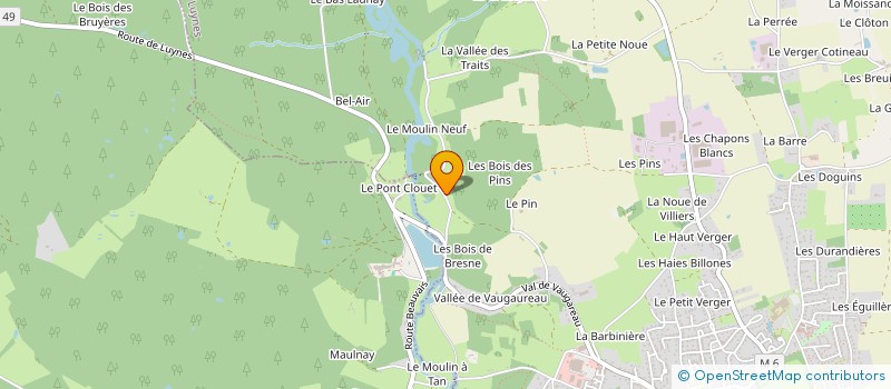 localisation de l'entreprise SCI TEUILLARD  LUYNES