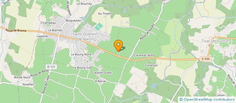 localisation de l'entreprise SCI TEULIE  SAINT-QUENTIN-DE-BARON