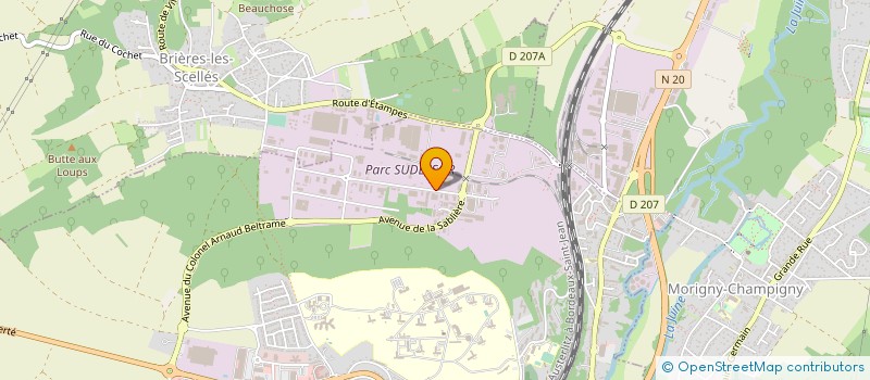 localisation de l'entreprise SCI TEULIER  ETAMPES