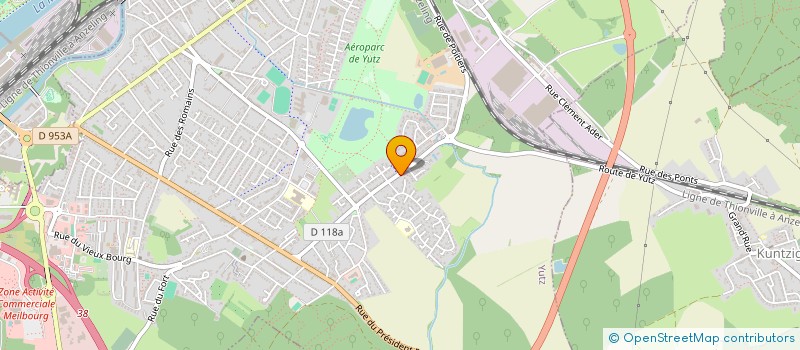 localisation de l'entreprise SCI TEULON SAPIN  YUTZ