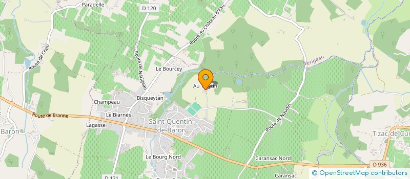 localisation de l'entreprise SCI TEURLAY  SAINT-QUENTIN-DE-BARON