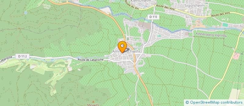 localisation de l'entreprise SCI TEUTONIQUE II  AMMERSCHWIHR