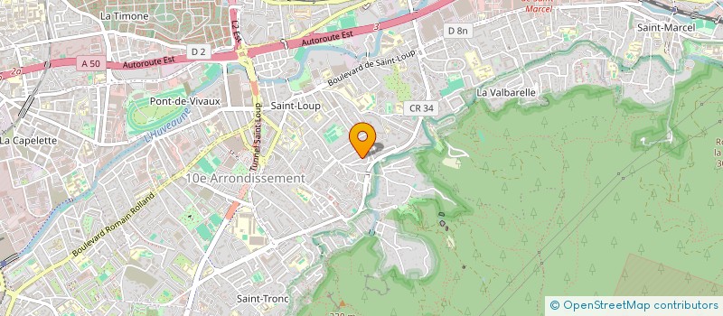 localisation de l'entreprise SCI TEVA à MARSEILLE