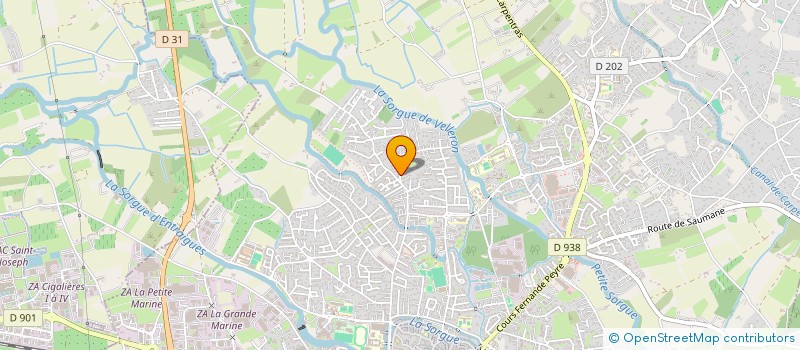 localisation de l'entreprise SCI TEVE  L'ISLE-SUR-LA-SORGUE