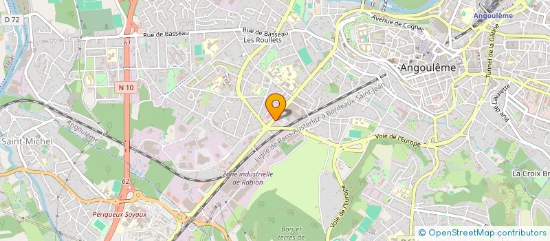 localisation de l'entreprise SCI TEWA à ANGOULEME