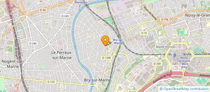 localisation de l'entreprise SCI TEXAS à BRY-SUR-MARNE