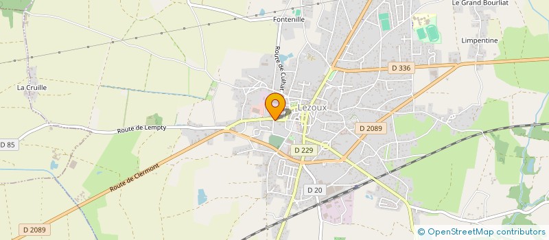 localisation de l'entreprise SCI TEXAS  LEZOUX