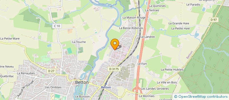 localisation de l'entreprise SCI TEXIER DOUALLE  BETTON