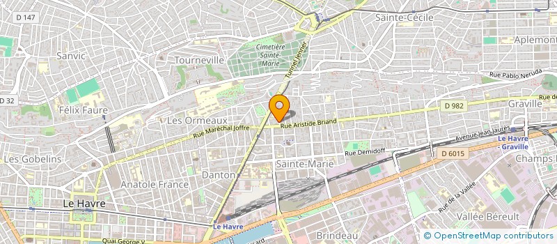 localisation de l'entreprise SCI TEXIER-DUBOIS à LE HAVRE