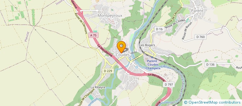 localisation de l'entreprise SCI TEYRAS DE GRANDVAL  COUDES