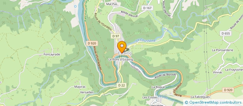 localisation de l'entreprise SCI TEYSSEDRE  ESTAING