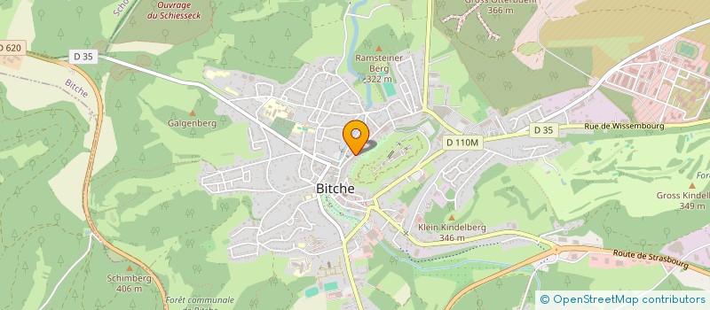 localisation de l'entreprise SCI TEYSSIER à BITCHE