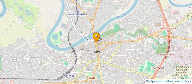 localisation de l'entreprise SCI TEYSSIER à ALBI