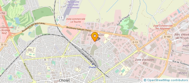 localisation de l'entreprise SCI TF2L à CHOLET