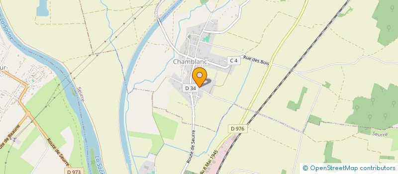 localisation de l'entreprise SCI TFCG  CHAMBLANC