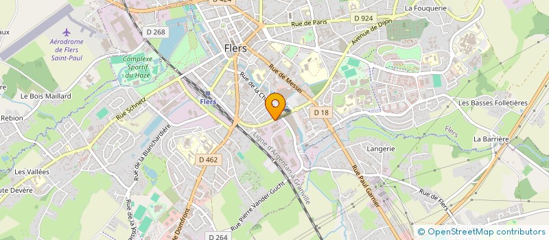 localisation de l'entreprise SCI TFG 53 à FLERS