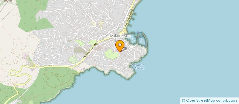 localisation de l'entreprise SCI TFO18 à CAVALAIRE-SUR-MER