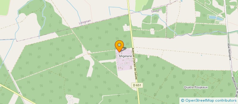 localisation de l'entreprise SCI TG-SOG  SAUCATS