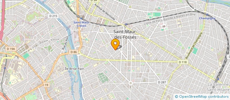 localisation de l'entreprise SCI TGA IMMO à SAINT-MAUR-DES-FOSSES