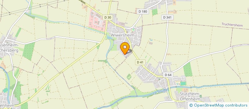 localisation de l'entreprise SCI TGEL  WIWERSHEIM