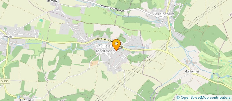 localisation de l'entreprise SCI TGF  OINVILLE-SUR-MONTCIENT