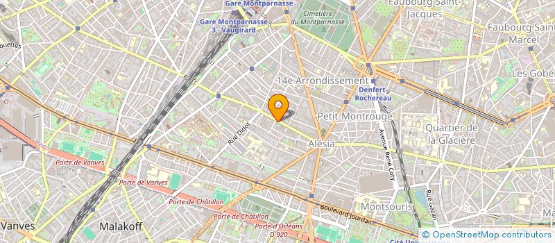 localisation de l'entreprise SCI TGL  PARIS